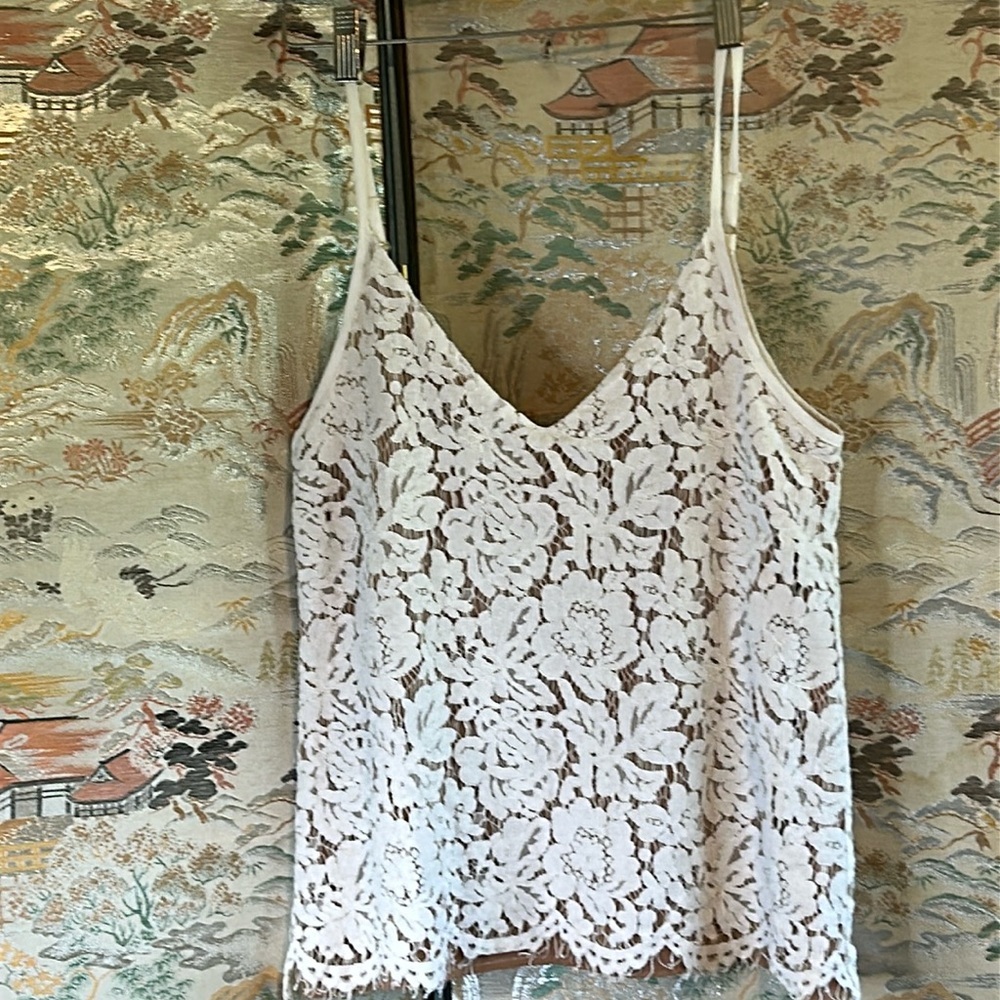 SPACE 46 LACE SPAGHETTI STRAP TOO